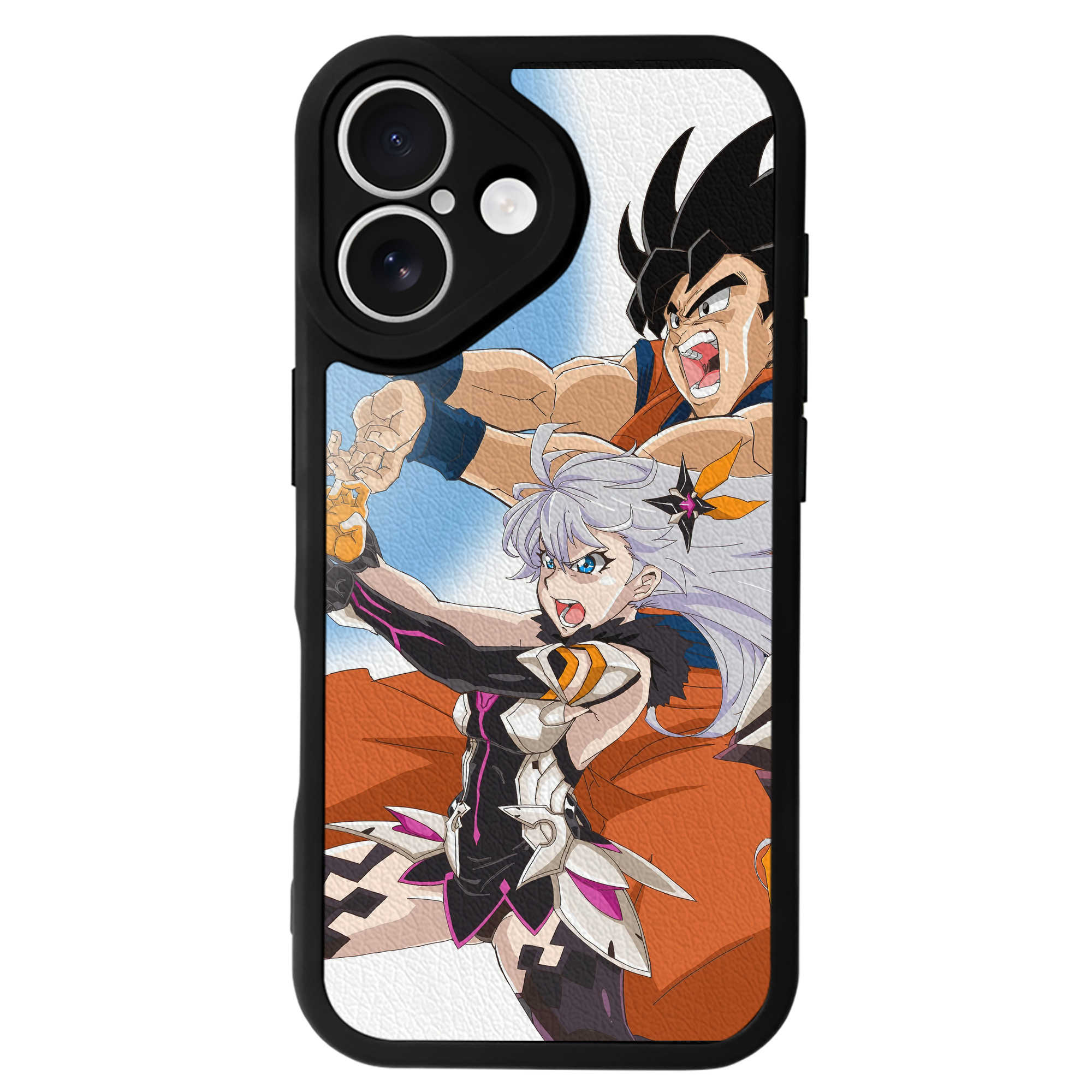 （画像用） ドラゴンボール DRAGON BALL 【iPhone 16シリーズ対応】シリコンスマホケース（レザー調） 材質：シリコン